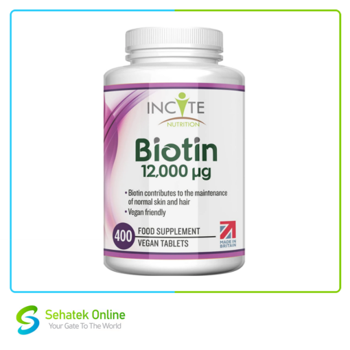 BIOTIN 12000MCG  400TAB