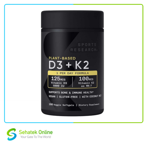 Vitamin D3 K2 MK7 160Softgels