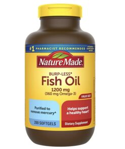 Fish Oil 1200mg Omega3 200Softgels
