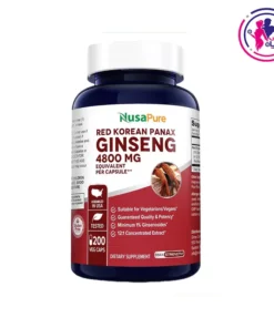 Red Korean Panax Ginseng 4800mg 200Caps