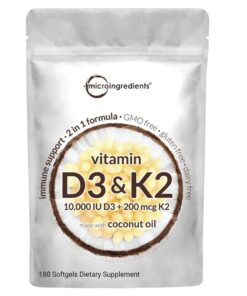 D3 10000 IU MK7 K2100mcg 120Caps