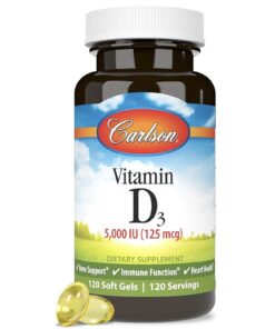Vitamin D3 5000IU 120 Softgels