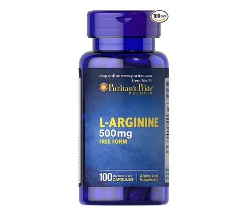 L-Arginine 500mg 100Caps