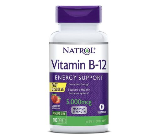 Vitamin B12 5,000mcg 100Tablets