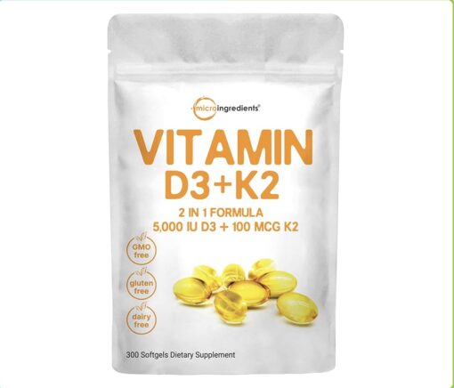 Vitamin D3 K2 MK7 300Softgels