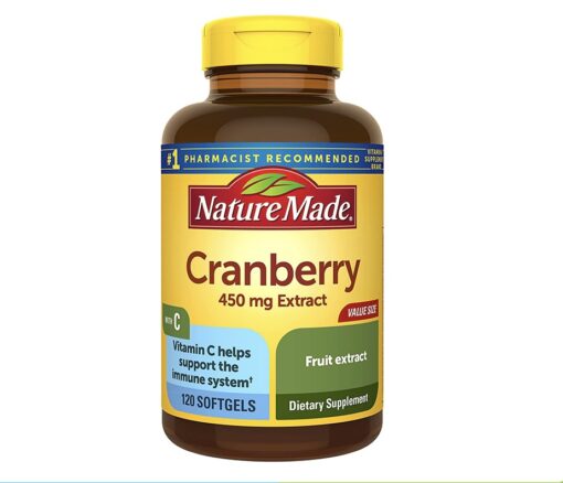 Cranberry with Vitamin C 120Softgel