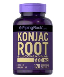Glucomannan 600mg 120Caps