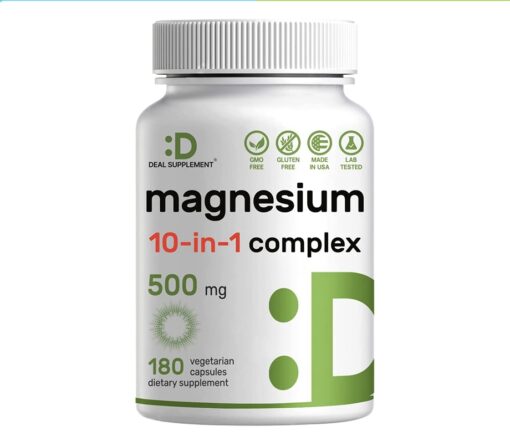 Magnesium Complex 500mg 180Veggie Caps