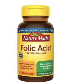 Folic Acid 400mcg 250Tablets