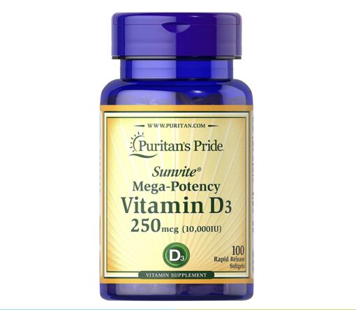 Vitamin D3 10000 IU 100Softgels
