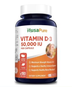 Vitamin D3 50,000IU 180Caps
