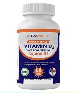 Vitamin D3 50,000 IU 60Caps