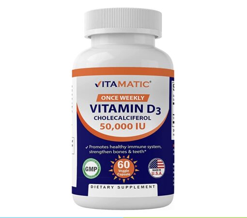 Vitamin D3 50,000 IU 60Caps