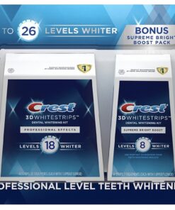 Crest 3D Whitestrips Professional Effects & Supreme Bright Dual Pack