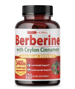 Berberine with Ceylon Cinnamon 90Caps