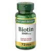 Biotin 5000mcg 72Softgels