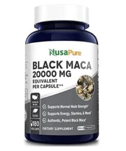 Black Maca Root 20,000mg 180Caps