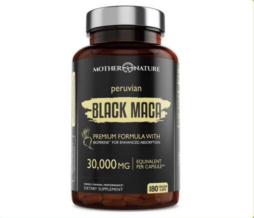 Black Maca Root 30,000mg 180Caps
