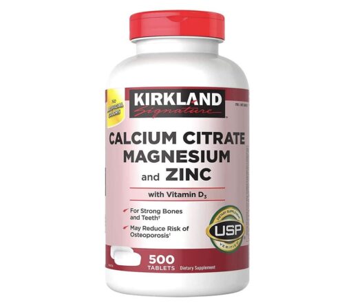 Calcium Citrate Magnesium and Zinc 500Tab