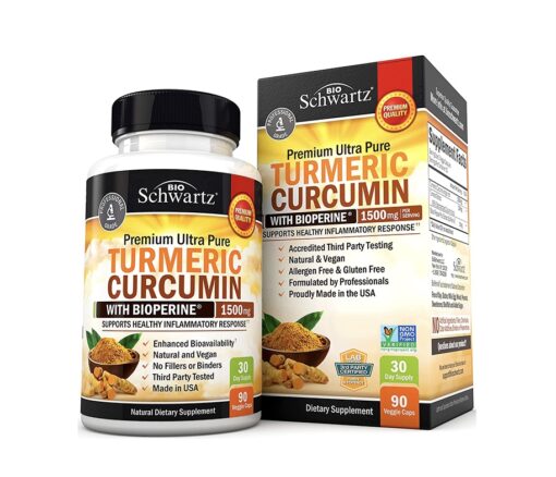 Turmeric Curcumin 1500mg  90Caps