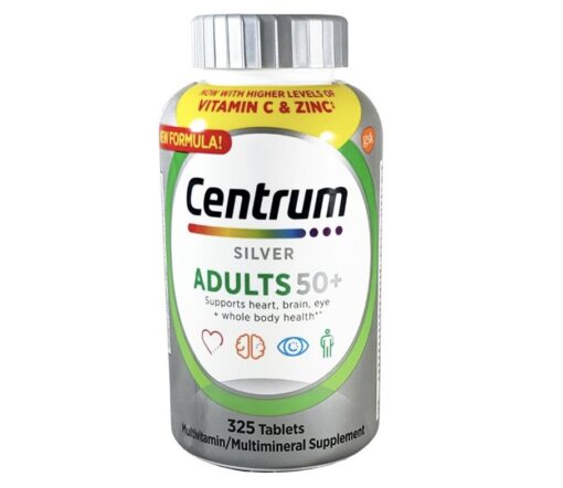 Centrum Adults 50+Silver 325 Tablets