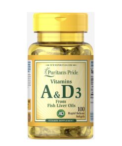 Vitamins A & D 5000/400 IU-100 Softgels