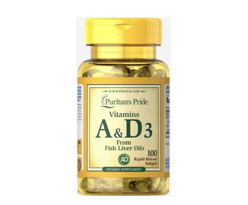Vitamins A & D 5000/400 IU-100 Softgels