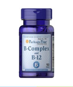 Vitamin B-Complex and B-12 90 Tablets