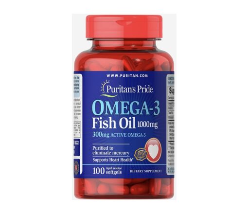 Omega 3 Fish Oil 1000 mg 100 cap