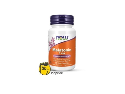 Melatonin | ميلاتونين – 3 ملجم – 60 كبسولة نباتية – ®Now Foods