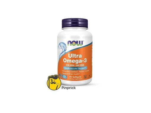 Ultra Omega 3-D & EPA-500 / DHA-250 | ألترا أوميجا-3 و 600 حمض الإيكوسابنتاينويك / 300 حمض الدوكوساهيكسانويك – 90 كبسولة هلامية من جيلاتين السمك – ®Now Foods