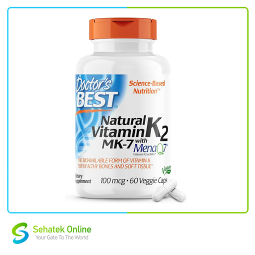 MK7 Vitamin K2 100mcg 60VegCapsules