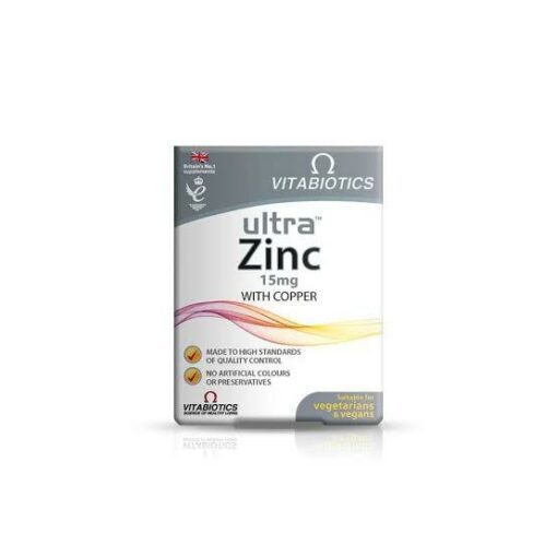 ألترا زنك – Ultra Zinc 15mg | vitabiotic 🇬🇧