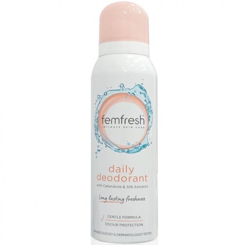 معطر نسائي للمنطقة الداخلية – مزيل رائحة المنطقة الداخلية Femfresh Daily Freshness Intimate Deodorant