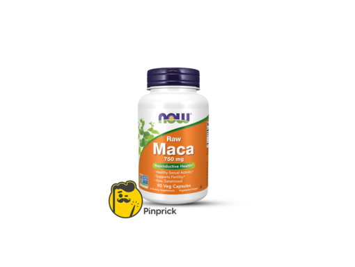 Maca 750mg | مكمل الماكا الغذائي – خام 750 مجم – 90 كبسولة نباتية – ®Now Foods