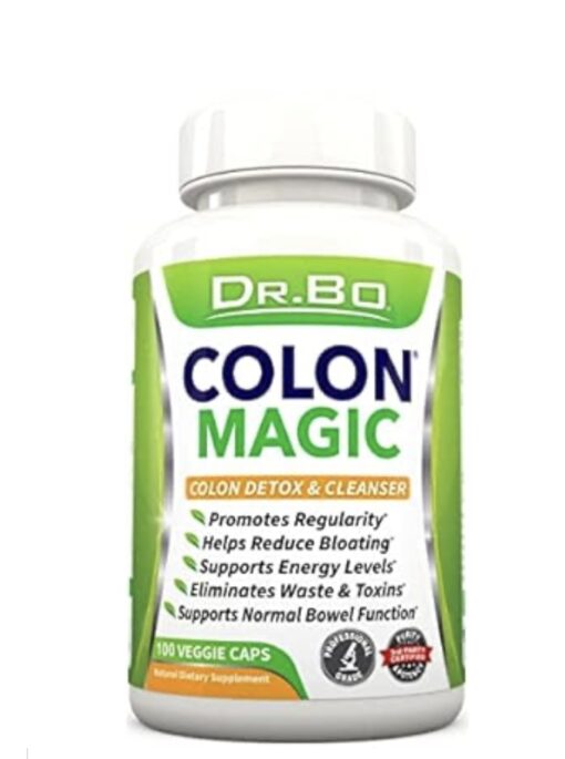 Colon Cleanse Detox Formula - Natural Bowel Cleanser Pills For Intesti P