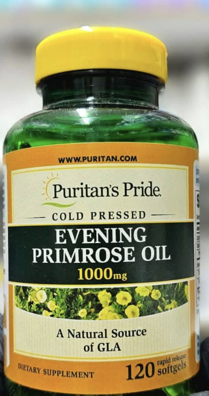 Puritan's Pride Evening Primrose Oil 500 & 1000 mg