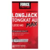 LongJack Tongkat Ali Max ، 60 كبسولة نباتية ، (600 ملجم لكل كبسولة)