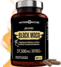 Black Maca Root 37,500mg 180Caps