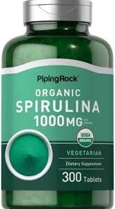 Organic Spirulina 1000mg 300 tablets