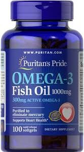 Puritan’s Pride Omega 3 Fish Oil 1200 mg 100 cap