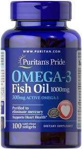 Puritan’s Pride Omega 3 Fish Oil 1200 mg 100 cap