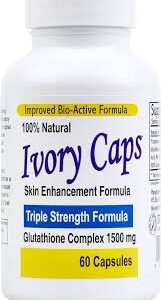 Ivory Caps 1500mg Glutathione 60Capsules