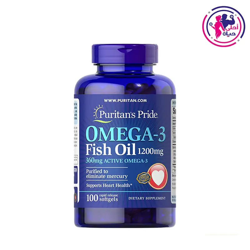Puritan’s Pride Omega 3 Fish Oil 1200 mg 100 cap
