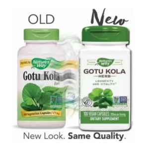 Gotu Kola 950 mg per Serving 100 vegan capsules