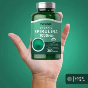 Organic Spirulina 1000mg 300 tablets