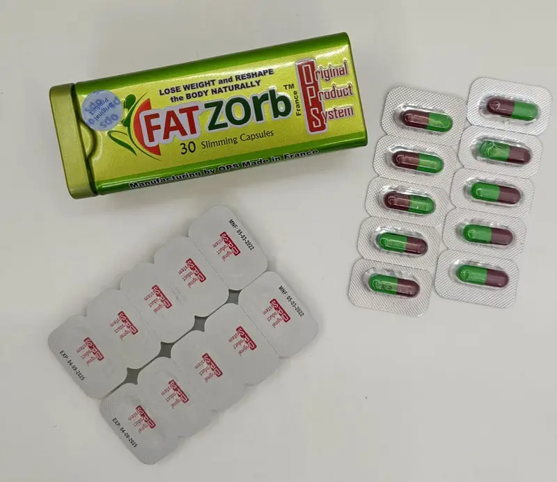 fatzorb كبسولات تخسيس وحرق الدهون 30 كبسولة fat zorb original product system
