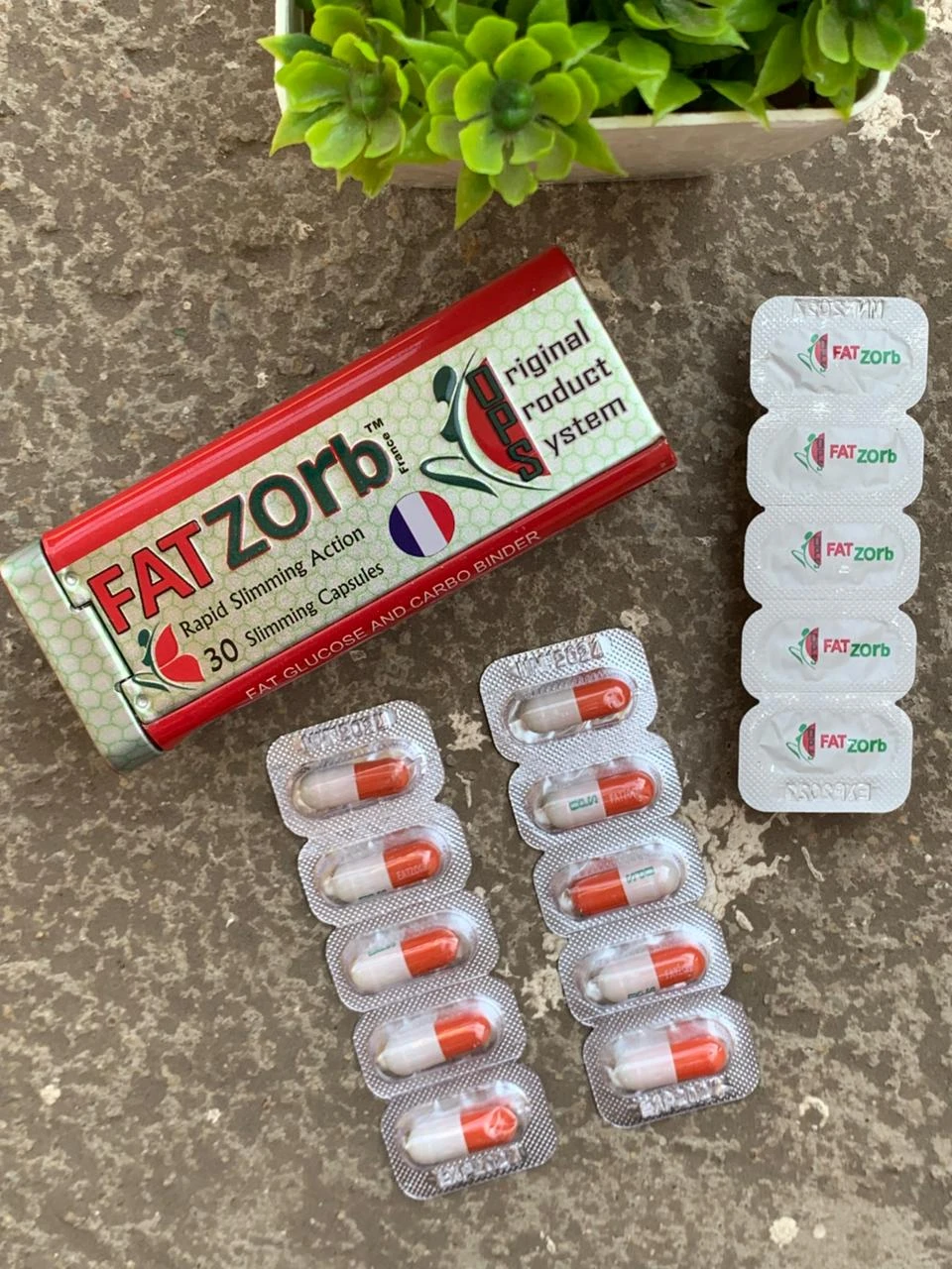 fatzorb كبسولات تخسيس وحرق الدهون 30 كبسولة fat zorb original product system