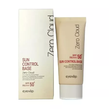 EYENLIP Zero Cloud Sun Control Base 50g: Flawless, Weightless Sun Protection