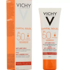 Capital Soleil Anti-Age SPF50+ 3-en-1: Multi-Protection for Youthful, Sun-Kissed Skin